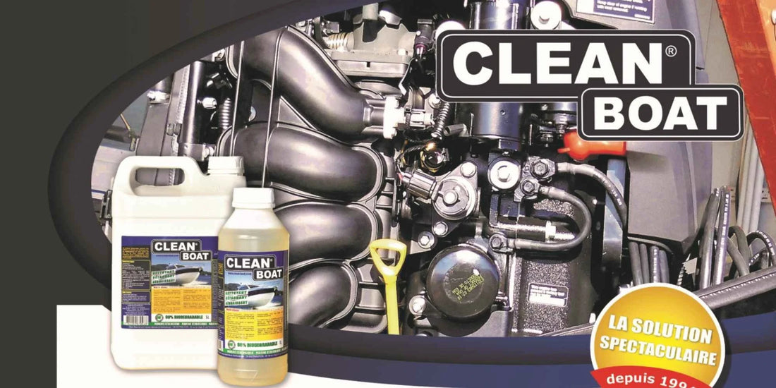 Dégraisser la cale et les moteurs avec Clean Boat Multi Usage - Mon Bateau Propre