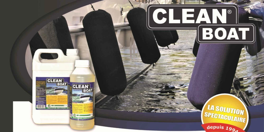 Entretien des pare-battages avec Clean Boat Multi Usage - Mon Bateau Propre