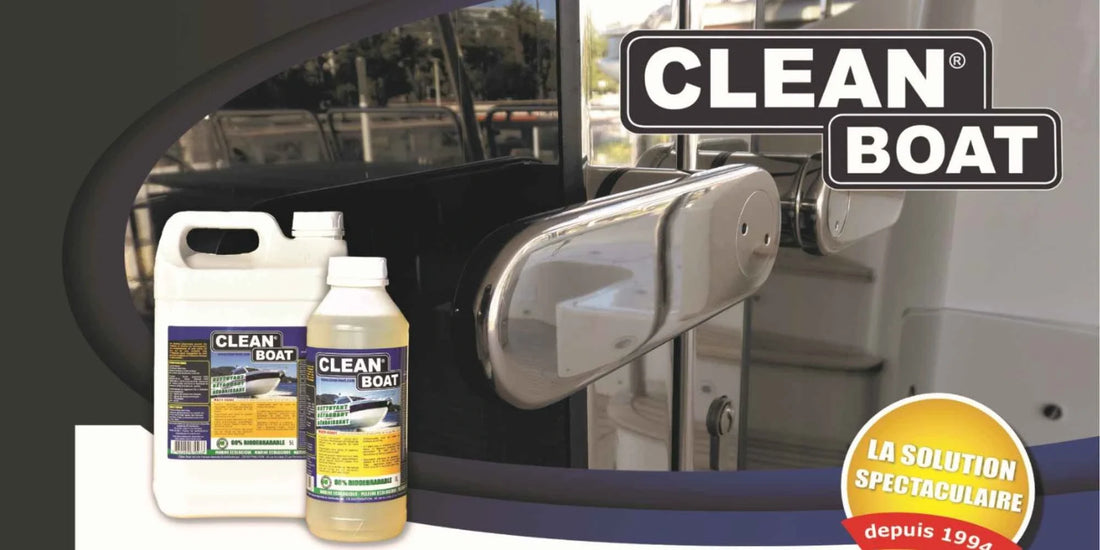 Entretien vitres et plexiglas avec Clean Boat Multi Usage - Mon Bateau Propre
