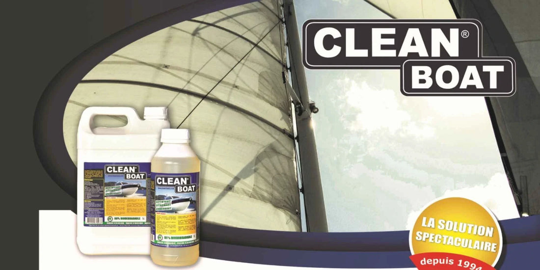 Entretien voiles et tauds avec Clean Boat Multi Usage - Mon Bateau Propre