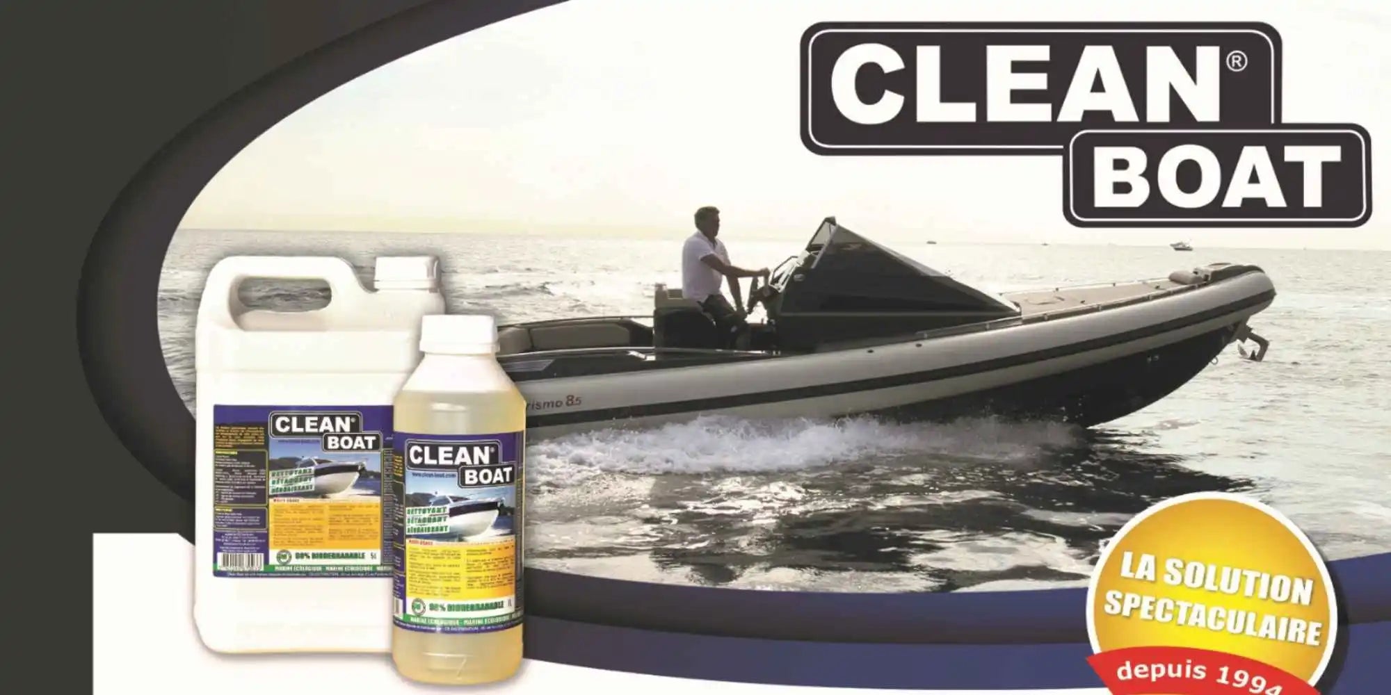 Entretien pneumatiques et semi-rigides avec Clean Boat Multi Usage - Mon Bateau Propre