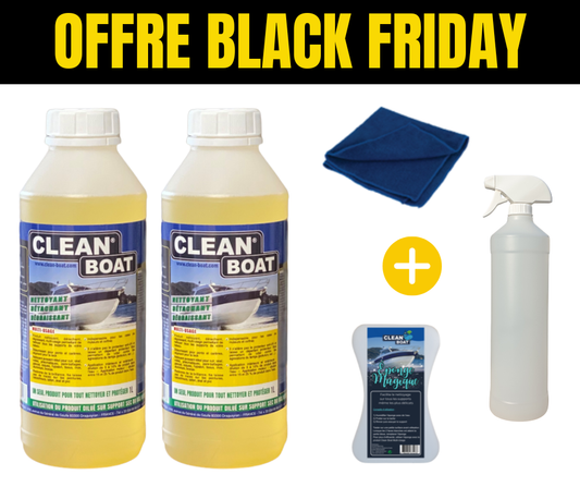 OFFRE BLACK FRIDAY : KIT CLEAN BOAT MULTI-USAGE + 3 ACCESSOIRES OFFERTS
